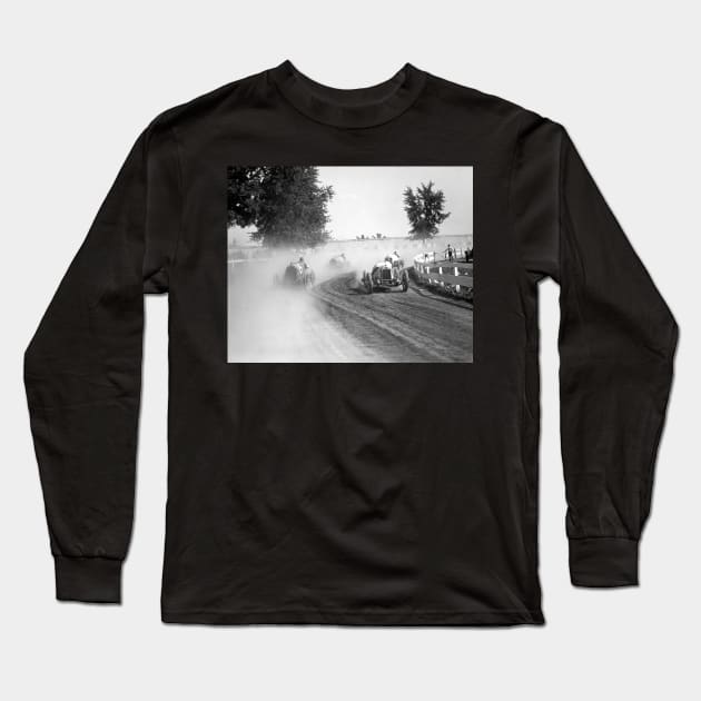 Rockville Fair Auto Races, 1923. Vintage Photo Long Sleeve T-Shirt by historyphoto